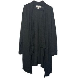 French Laundry waffle knit textured waterfall cardigan plus size 3X